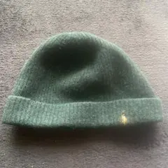 POLO RALPH LAUREN ダークグリーン ニット帽