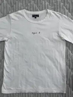 agnes b. ロゴ Tシャツ ホワイト Sサイズ　アニエスベーのサムネイル
