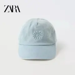 ZARA baby ザラベビー エンボスデニムキャップ 3-6歳 52cm