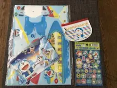 ドラえもん　コインケース　シール　おまけ飛行機　セット
