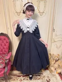 Innocent World★エレーヌローズワンピース黒 ★イノセントワールド Innocent World｜エレーヌローズワンピース