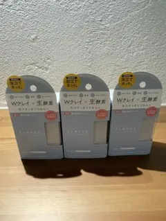 クレージュポアクリアパウダーCLAYGE Wクレイ×生酵素洗顔料 泡だてネット付のサムネイル