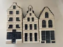 J.Carlton ジェイ・カールトン　ミニチュアハウス　パリ　フランス　3個 J.Carlton ジェイ・カールトン ミニチュアハウス パリ フランス 3個