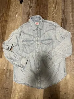 Levi’s リーバイス ウエスタン デニムシャツ M 赤タブのサムネイル