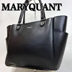 MARYQUANT マリークアント　トートバッグ　ブラック　A4 ビジネス　黒