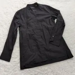 ユニクロ +J 　スタンドカラーシャツ ブラック M