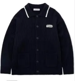 gelato piqueHOMME　ベビモこカーディガン　ネイビーL