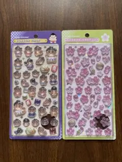 ボンボンドロップシール 和柄　正規品　２枚セット
