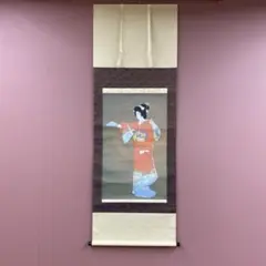 掛け軸　美人画　木箱付き 掛け軸 美人画 木箱付き 2025年最新】Yahoo!オークション -美人