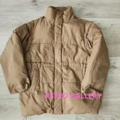 美品　RETRO GALLERY 中綿ジャケット　ブラウン