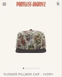 pointless journey STRIPE PILLBOX CAP - メルカリ