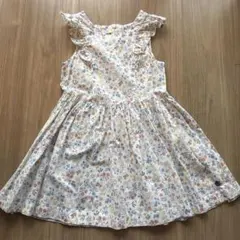 プチバトー ワンピース5ans / 110cm 花柄