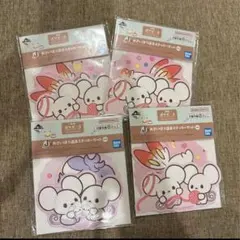 4個セット【J賞】 ポケピース 一番くじ おさいほう道具ステッカーヒバニー