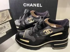 【極美品】CHANELココマーク 97P スエード スニーカー定価327700円