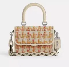 コーチ　ローグ トップ ハンドル・ツイード　希少