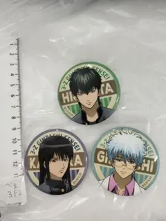 アニメキャラクター缶バッジセット　銀八先生　坂田銀八など