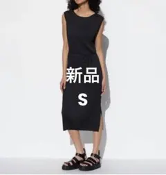 ◇①新品UNIQLO プリーツワンピース