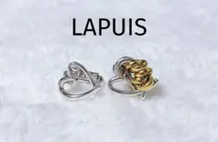 新品♡LAPUIS♡Line coil heart earrings M♡のサムネイル