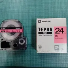 テプラPRO KING JIM SC24R 赤ラベル
