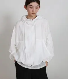 select MOCA フード付きブルゾン スタンドネックシアーブルゾンのサムネイル