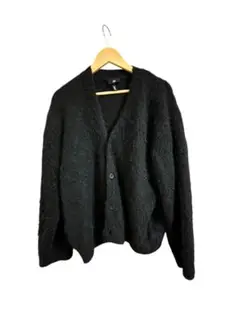 H&M ブラックモヘアカーディガン