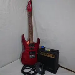 IBANEZアイバニーズGRX70GIOエレキギター赤レッドスリップノットミック
