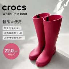 【新品未使用】crocsクロックスWellie Rain Boot レインブーツのサムネイル