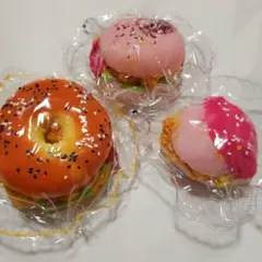 キラキラ先生 トマトバーガー 蜂蜜パンケーキ フルーツパイ スクイーズ キラキラ先生 トマトバーガー 蜂蜜パンケーキ フルーツパイ スクイーズ