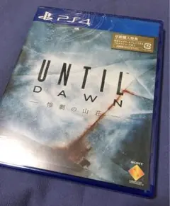 PS4 Until Dawn -惨劇の山荘- 美品シュリンク再収納