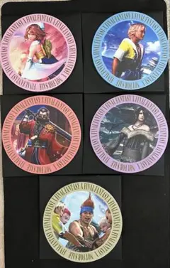 FINAL FANTASY X 25周年 大丸ラバーコースターコンプリートセット FINAL FANTASY X 25周年 大丸ラバーコースターコンプリートセット