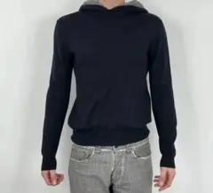 Dior (AW2000) ダブルフード ウールニット セーターのサムネイル