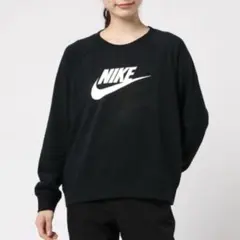 Nike ナイキ ロゴ入り 黒 トレーナー スウェット
