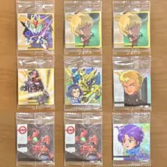 ガンダム シールウエハース2 Zガンダム シロッコ＆ジ・O フォウ 9枚セット