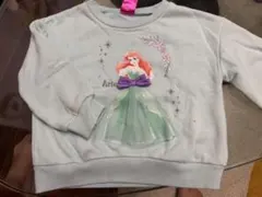 Disney アリエル 女の子　トレーナー ライトグリーン　90cm