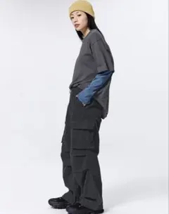 GU コーデュロイパラシュートパンツ