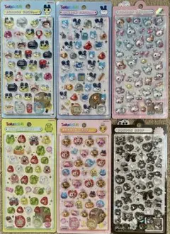 正規品　ボンボンドロップシール　たまごっち＋他2種　6個セット