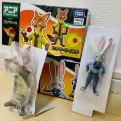 新品未使用品　ズートピア２　フィギュア2体セット