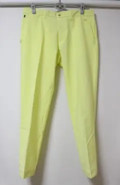 未使用品❗️J.LINDEBERG ストレッチ パンツ◆32インチ◆イエロー◆