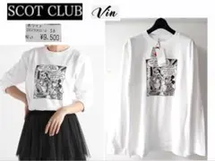 【新品　スコットクラブ vin 】ミッキーマウス＆グーフィー　コラボ　長Tシャツ