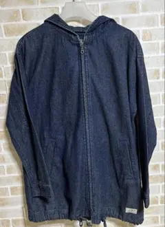 エディバウワーレディース Ｍデニムパーカージャンバー