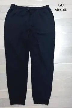 GU　ジョガーパンツ スウェットパンツ　ブラック　サイズ.XL　ゆったりサイズ