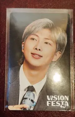 VISION FESTA BTS 特典 トレカ 限定 レア 入場特典　 限定出品 VISION FESTA 渋谷 入場者特典ランダムトレカ BTS RM - メルカリ