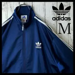 【在原みゆ紀着用】オールド アディダス ジャージ ネイビー 青 白 ホワイト M