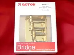 ★GOTOH／203B-4-GG◆国産高品質 ベースブリッジ ゴトー／ゴールド