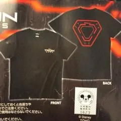 トロンアレス　Ｔシャツ Lサイズ 黒 ジリアンアンダーソン ディズニー 映像革命