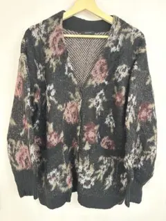 明日発送可　JEANASiS 花柄 長袖　カーディガン