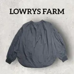 LOWRYS FARM 長袖ブラウス オーバーサイズシャツ (F) ブラックのサムネイル