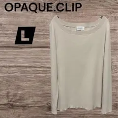 OPAQUE.CLIP【L】 長袖ニット・オペークドットクリップ♡