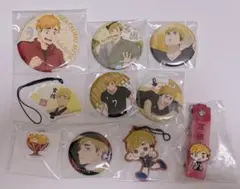 ハイキュー　缶バッジ　キーホルダー　宮侑