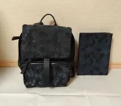 ザネラート リュック クラッチバッグ セット 黒 カモフラ 迷彩のサムネイル